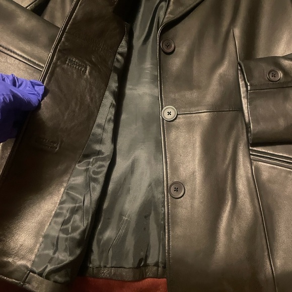 Women's Black lambskin leather Jacket - Picture 4 of 17